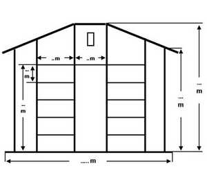 Sketsa Kumbung Jamur Merang